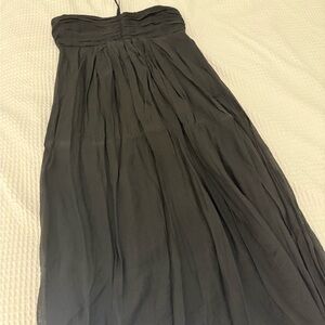 Elegant Black Halter Maxi Dress